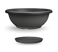 Ciotola Naxos con Sottovaso ad Incastro 80 cm Antracite