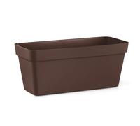 Veca | Fioriera rettangolare per piante in plastica resistente "Cleo", Vaso lungo da balcone e giardino, Facile da spostare, per interno ed esterno, Design pratico e moderno