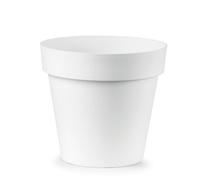 Veca Garden Vaso Rotondo Cleo, Fioriera in Plastica Alta Resistenza per Interno ed Esterno, Design Moderno Svasato, Resistente a UV e Gelo, Made in Italy, Leggero, Varie Misure Disponibili