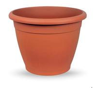 Veca Naxos Vaso per Fiori, 25 x 18 cm, Colore: Terracotta e.25 h