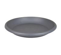 Veca - Piatto cilindro, 28 cm, colore: antracite, per vaso da 30 cm