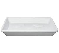 Veca-Piatto Quadrato, 30 x 30 cm (Vaso 32) Bianco