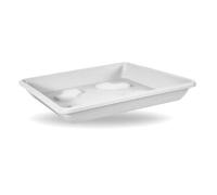 Veca-Piatto Quadrato 42 x 42 cm, Colore: Bianco