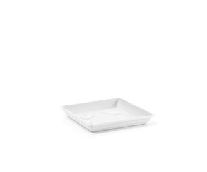 Veca-Piatto quadrato 42 x 42 cm, colore: bianco