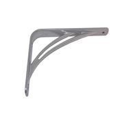 VECA - REGGIMENSOLA LINEA "LIBERTY" PER ARREDO CASA IN ZAMA 20CM - COLORE ALLUMINIO METALLIZZATO