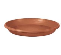 Veca - Sottovaso cilindrico, 13 cm, per Vaso da 14 cm, Colore: Terracotta
