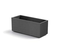 VECA SPA Vaso Fioriera Matheria da 100cm di Design Moderno (Antracite)