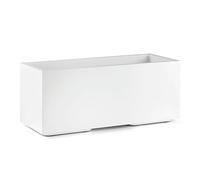 VECA SPA Vaso Fioriera Matheria da 100cm di Design Moderno (Bianco)