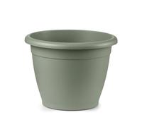 Veca VASO COLORATO TONDO IN PLS NAXOS colore VERDE TERRA LAGUNA diam 30cm made in Italy FOTO REALE AMDGarden, 8006839016924
