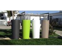 VASO FIORIERA TONDO IN PLS ALTO 85 CM VARI COLORI cache-pot "CLOU" diam. 38