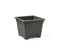 Veca Veneta Casalinghi Square Vaso per Fiori, Antracite, 32 x 32 x 26 cm