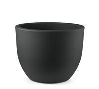 Veca Veneta Casalinghi Vaso rotondo in resina Eggy 45 cm. Antracite