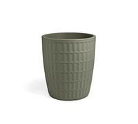 Veca Veneta Casalinghi Vaso rotondo in resina Tyle 50 cm. Terra Laguna