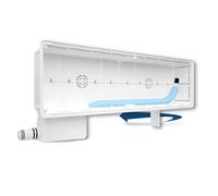 3S SuperSamaStore 9899-286-01 Cassetta con Sifone da Incasso Hydronic Box per Split Idronico, Attacco Tubo Ø 16/18 e 18/20 mm, Scarico Reversibile, Dima, O-Ring e Viti Incluse, 430 x 190 x 65 mm