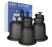 vecamco Clima Plus - Kit base pavimento fisso esterno Drive 100 mm bianco (4U)