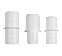 vecamco Clima Plus - Raccordo per Tuno gambo anellato diametro 20/20 Bianco