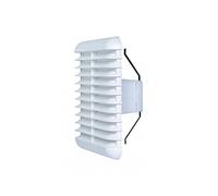 vecamco Covent - Griglia quadrata 190 x 190 con rete BIANCO