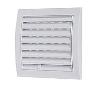 vecamco Covent - Griglia regolabile 150 x 150 diametro 100 con rete ABS bianco