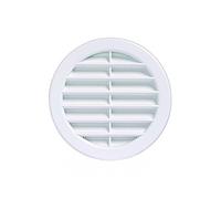 vecamco Covent - Griglia rotonda Clasica con rete diametro 100 bianco