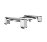 Vecamco Kit Supporto Unità Esterna Climatizzatore con Vaschetta Raccogli Condensa 945 x 584 x H158 mm, Base Antivibrante Regolabile per Motore Condizionatore, A.G.S.