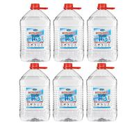 Vecaro, acqua distillata 30 litri in 6 taniche da 5 litri