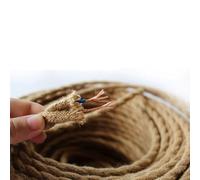 vecchi cavi a maglia, Filo elettrico in corda di canapa beige 1-30 metri(10 meters)