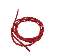 vecchi cavi a maglia, Filo elettrico rivestito in tessuto di rame 2x0,75 mm 250 V for illuminazione multicolore 1-50 m(Red,30 meter)