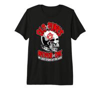Vecchi Punk Non muoiono mai Punk Rock Musica Mohawk Teschio Maglietta Premium