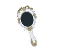 Vecchi stili Palmare Bellezza Vetro Durevole Resina Frame Riflessione Trasparente Soluzione Portatile per gli Appassionati di Trucco Portatile Compatto Vanity Glass