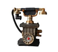 Vecchi Stili Resine Simulate Dispositivi Telefono Fisso Decori Del Tavolo Ornamento Per La Biblioteca Studio Styling Vintage Styling Miniatura Vintage Telefonica Replicas Decors