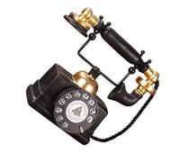 Vecchi Stili Resine Simulato Telefono Fisso Repliche Decors Mensola Da Tavolo Ornamento Per Studio Biblioteca Stile Vintage Nostalgica Modello Telefono Per Display