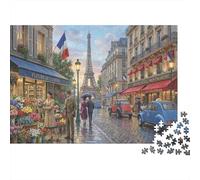 Vecchi tempi a Parigi Puzzle 1000 Pezzi,Sfida Impossibile,Idea Regalo,Gioco Educativo,Adulti E Ragazzi,Cartone Di Qualità,Decorazione Casa,dai 14 Anni,Antistress 38x26cm