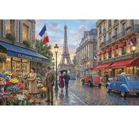 Vecchi tempi a Parigi Puzzle 1000 Pezzi,Sfida Impossibile,Idea Regalo,Gioco Educativo,Adulti E Ragazzi,Cartone Di Qualità,Decorazione Casa,dai 14 Anni,Antistress 38x26cm