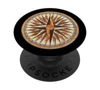 Vecchia bussola campeggio escursionismo Meridiana Design PopSockets PopGrip Adesivo