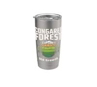 Vecchia Crescita Congaree Foresta Scena Bicchiere termico in acciaio inox doppia parete
