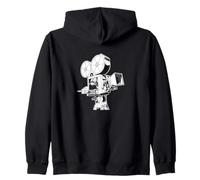 Vecchia Macchina Fotografica per Un operatore della Macchina Fotografica e Cameraman Felpa con Cappuccio