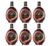 Vecchia Romagna Etichetta Nera Brandy 6 x 1lt | Confezione da 6 Bottiglie da 1 Litro