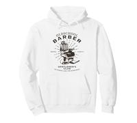 Vecchia Scuola Barbiere Gentlemen's Club Classico Vintage Felpa con Cappuccio