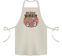Vecchia Scuola Biker Bicicletta Mannaia Ciclismo Cotone Grembiule 100% Biologico