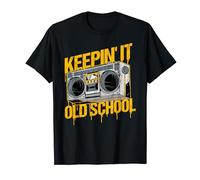 Vecchia Scuola Hip Hop 80s 90s Mixtape Maglietta
