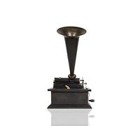 Vecchio artigianato moderno 1901 Edison Standard Model Un nuovo stile Fonografo Solo display - Modello realizzato in ferro di alta qualità - Uno sguardo al passato - 10" L x 15" L x 17" A pollici