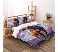 vecchio bue Set Di Biancheria Da Letto animalee Copripiumino 2 Pezzi Comfort Bassa Allergia Per Coppia Adulti Doppia Federa Double（200x200cm）
