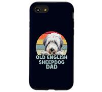 Vecchio Cane Da Pastore Inglese Papà Retrò Vintage Cani Amante Custodia per iPhone SE (2020) / 7/8
