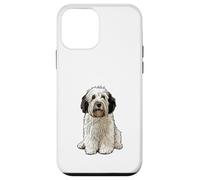 Vecchio cane pastore inglese illustrazione Custodia per iPhone 12 mini