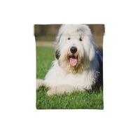 Vecchio cane pastore inglese, Spremere il portafoglio superiore da donna Borsa portaoggetti Piccola portamonete Portamonete