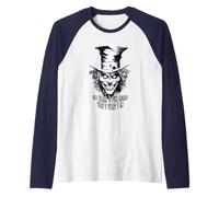 Vecchio Clown Nero Folle Ecco Quello Che Sono Maglia con Maniche Raglan