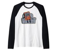 Vecchio Controller per Videogiochi Funny Gamer Retro Console Maglia con Maniche Raglan