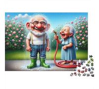 vecchio divertente coppia_1 Puzzle 1000 Pezzi In Cartone Pressato, Un Puzzle Per Mindfulness, Ideale Per Hobby Creativo, Idea Regalo Originale 70x50cm/1000pcs