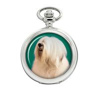 Vecchio Inglese Cane da Pastore Orologio da Tasca