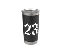Vecchio inglese numero 23 o ventitre Bicchiere termico in acciaio inox doppia parete